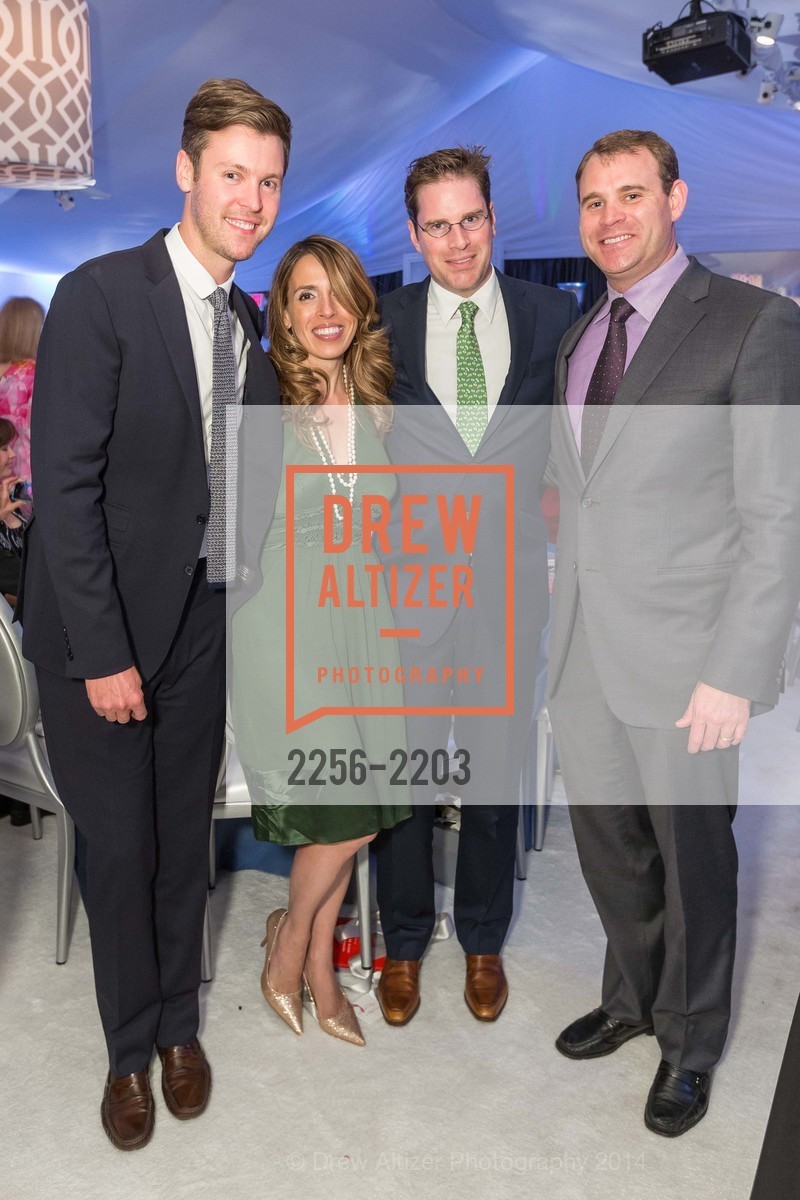 Andrew Frist, Natasha Dolby, Tom Dolby, David Dolby, Part the Cloud 2014, Rosewood Sand Hill Hotel. San Francisco, May 13th, 2014, Photo #2256-2203 Andrew Frist, Natasha Dolby, Tom Dolby, David Dolby, Photo #2256-2203