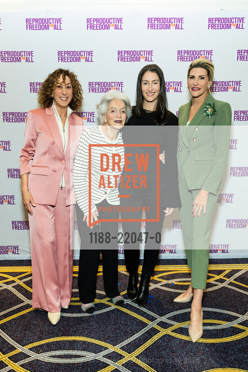 Susan Snyder, Audrey Sockolov, Jenn Ross, Karen Caldwell, 30th San Francisco Reproductive Freedom for All Luncheon, Fairmont Hotel, Grand Ballroom. 950 Mason Street, March 14th, 2025, Photo #1188-22047-0 Susan Snyder, Audrey Sockolov, Jenn Ross, Karen Caldwell, Photo #1188-22047-0