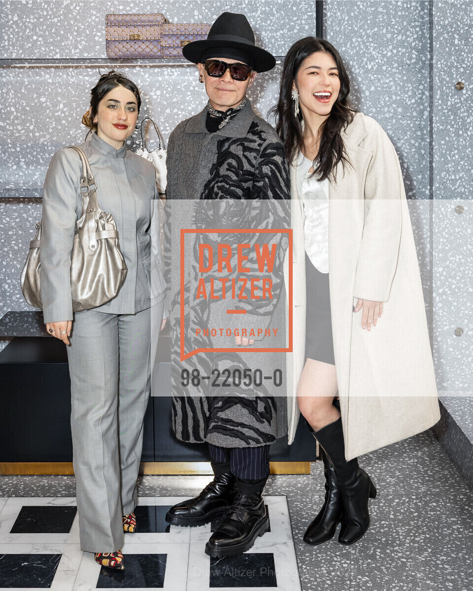 Diana Mazza, Calvin Hom, Tia LaMore, Junior League of San Francisco's Annual Tea, The Olympic Club Lakeside. 599 Skyline Blvd, March 29th, 2025, Photo #98-22050-0 Diana Mazza, Calvin Hom, Tia LaMore, Photo #98-22050-0