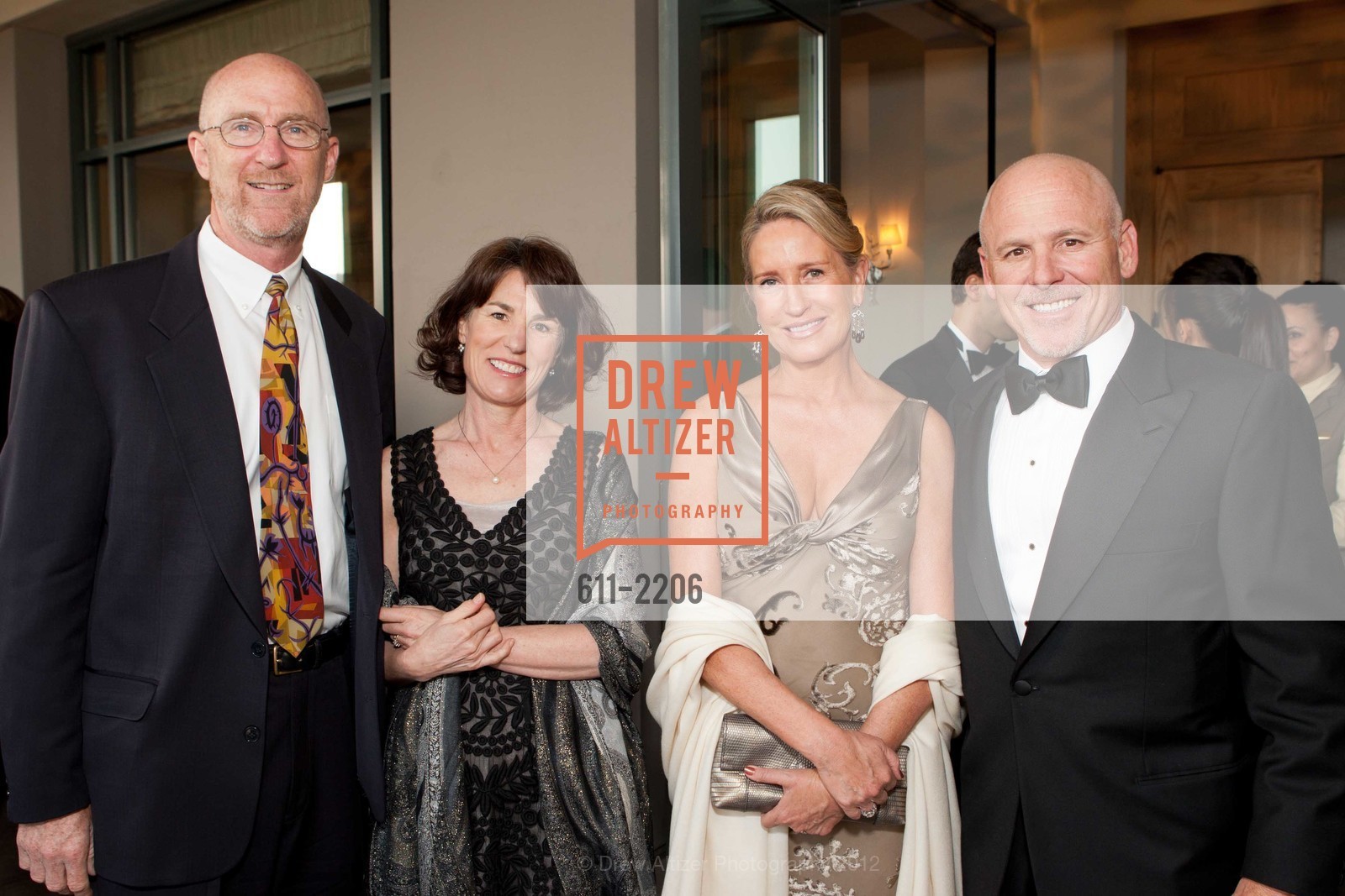 Kevin Sweeney, Jennifer Sweeney, Ellen Rosenberg, Douglas Rosenberg, Part the Cloud 2012, Rosewood Sand Hill Hotel. San Francisco, May 5th, 2012, Photo #611-2206 Kevin Sweeney, Jennifer Sweeney, Ellen Rosenberg, Douglas Rosenberg, Photo #611-2206