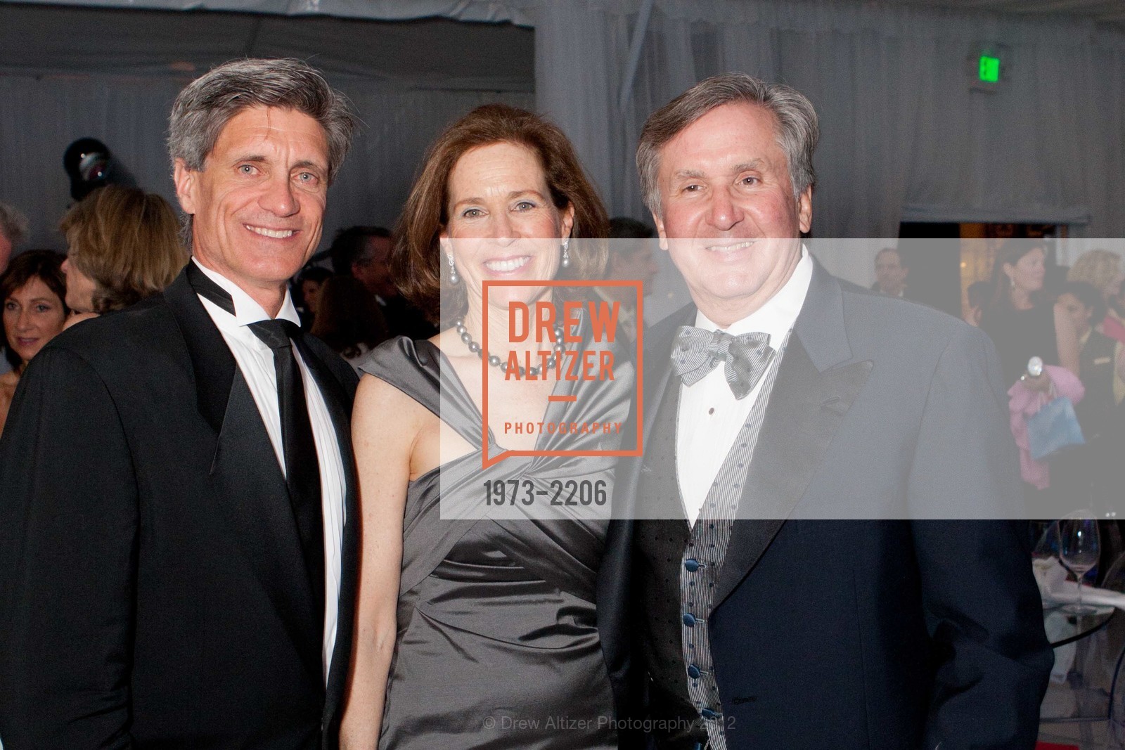 Frank Longo, Betsy Dixon, Brook Byers, Part the Cloud 2012, Rosewood Sand Hill Hotel. San Francisco, May 5th, 2012, Photo #1973-2206 Frank Longo, Betsy Dixon, Brook Byers, Photo #1973-2206