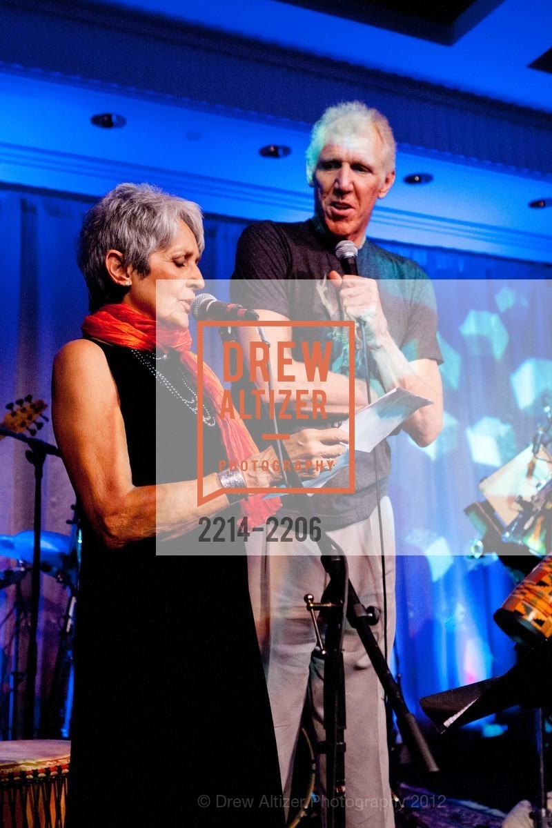 Joan Baez, Bill Walton, Part the Cloud 2012, Rosewood Sand Hill Hotel. San Francisco, May 5th, 2012, Photo #2214-2206 Joan Baez, Bill Walton, Photo #2214-2206