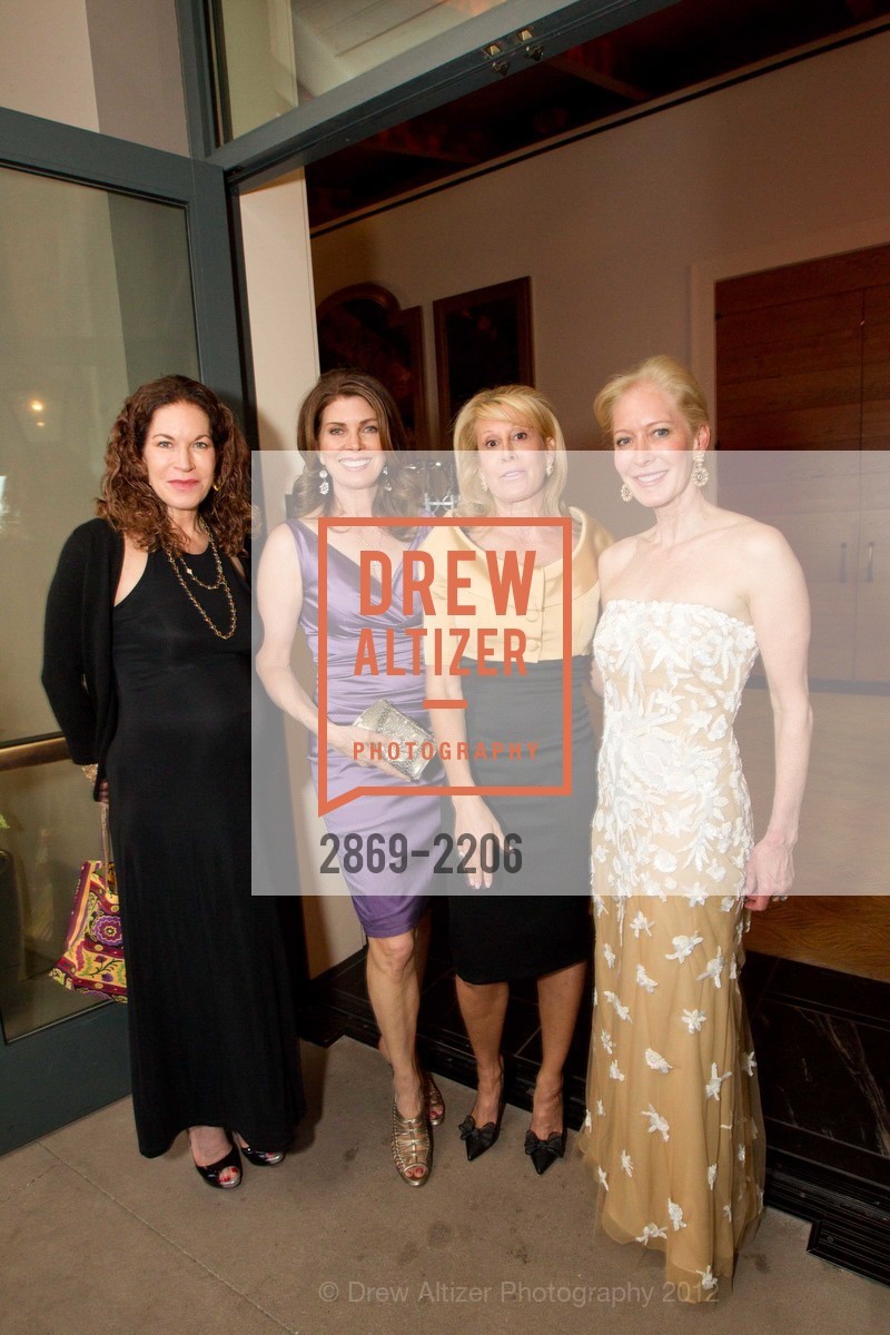 Mary Lynn Moran, Karen Lott, Jillian Manus-Salzman, Wendy Schmidt, Part the Cloud 2012, Rosewood Sand Hill Hotel. San Francisco, May 5th, 2012, Photo #2869-2206 Mary Lynn Moran, Karen Lott, Jillian Manus-Salzman, Wendy Schmidt, Photo #2869-2206