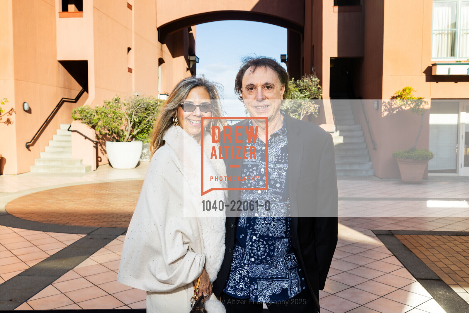 Irene Chapralis, Steve Chapralis, 22nd San Francisco Greek Film Festival Closing Night, Delancey Street Screening Room Main theater. Delancey Street, March 22nd, 2025, Photo #1040-22061-0 Irene Chapralis, Steve Chapralis, Photo #1040-22061-0