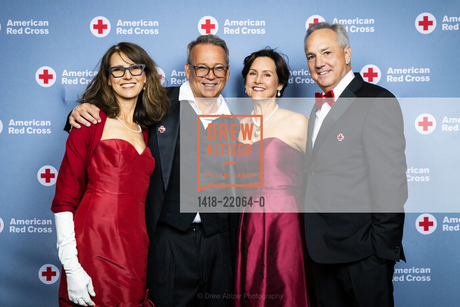 Carolyn Putney, Stewart Putney, Barbara Calbert, Mike Calbert, Red Cross of San Francisco's 30th Anniversary Gala 2025, The Conservatory Ballroom. 1 Sansome Street, Photo #1418-22064-0 Carolyn Putney, Stewart Putney, Barbara Calbert, Mike Calbert, Photo #1418-22064-0