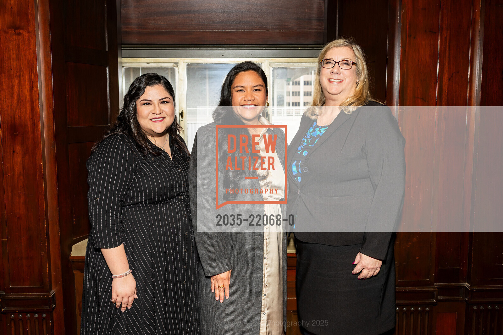 Angie Bravo, Cheryl Cayme, Cheryl Colombo, The SF Examiner hosts INSPIRING WOMEN Luncheon, Merchants Exchange Building, Julia Morgan Ballroom. 465 California Street, March 26th, 2025, Photo #2035-22068-0 Angie Bravo, Cheryl Cayme, Cheryl Colombo, Photo #2035-22068-0