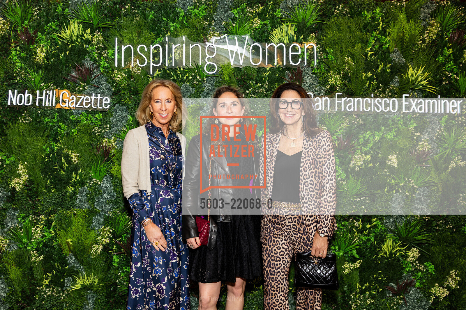 Michaela Hoag, Gabrielle Lurie, Pam Baer, The SF Examiner hosts INSPIRING WOMEN Luncheon, Merchants Exchange Building, Julia Morgan Ballroom. 465 California Street, March 26th, 2025, Photo #5003-22068-0 Michaela Hoag, Gabrielle Lurie, Pam Baer, Photo #5003-22068-0