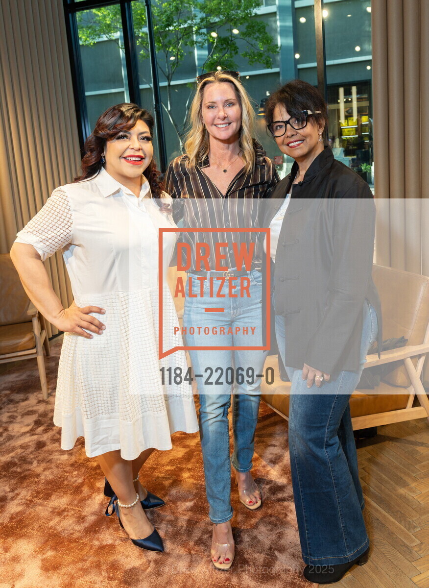 Maria Jandres, Mistie Bolton, Yvelise Cabral, Dress for Success at Porsche NOW, Porsche Now Santana Row. 355 Santana Row, March 26th, 2025, Photo #1184-22069-0 Maria Jandres, Mistie Bolton, Yvelise Cabral, Photo #1184-22069-0