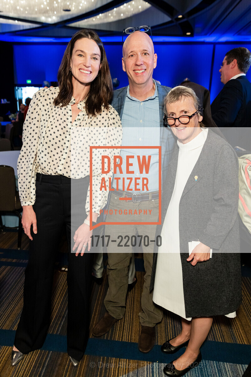 Maureen McCaffery Coleman, Don Santel, Sr. Lilly Fitzpatrick, ICA Cristo Rey Celebrates 15th Annual Business Lunch, Hyatt Regency SF on the Embarcadero Foyer and Ballroom. 5 Embarcadero Center, March 27th, 2025, Photo #1717-22070-0 Maureen McCaffery Coleman, Don Santel, Sr. Lilly Fitzpatrick, Photo #1717-22070-0