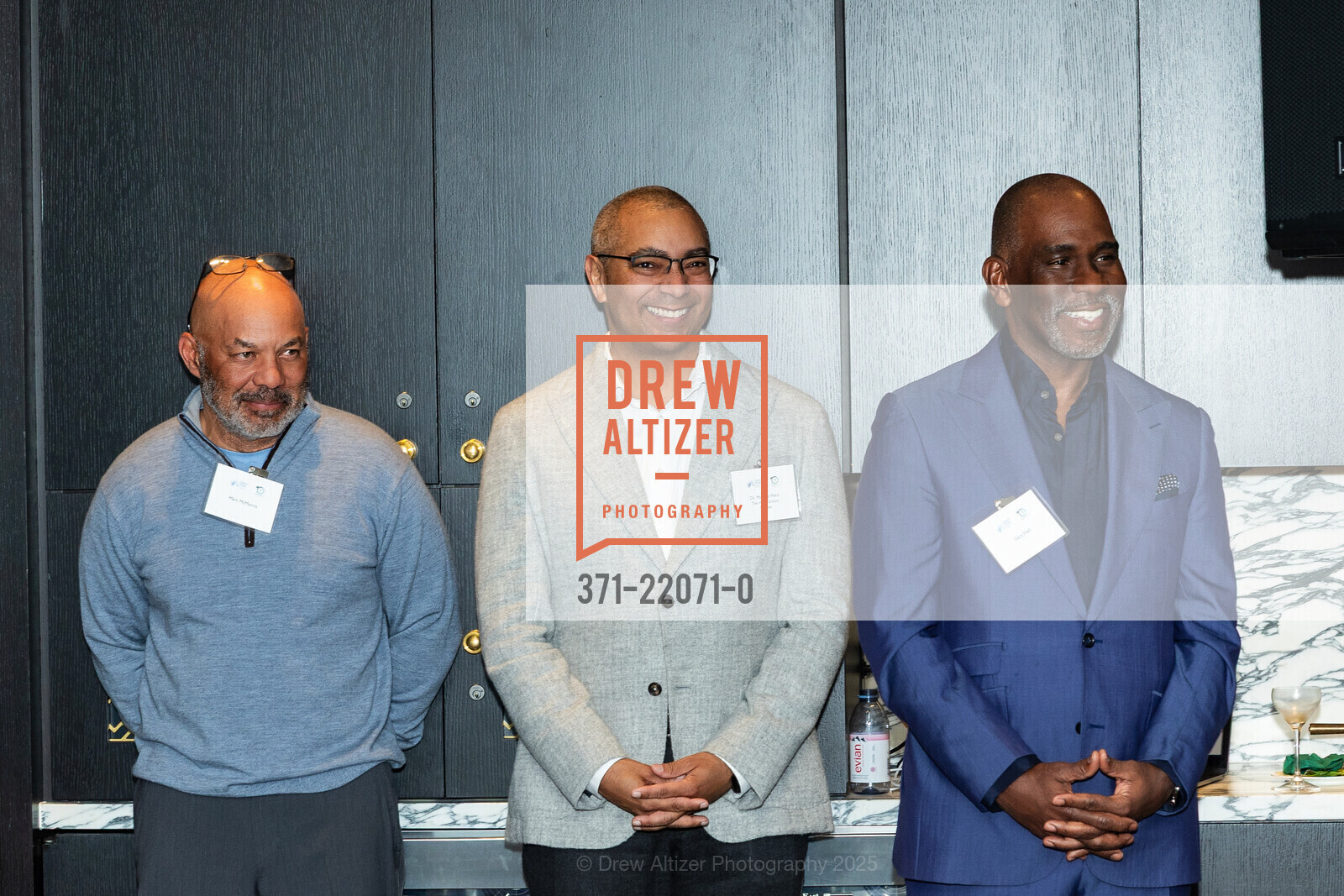 Marc McMorris, Michael Penn, Gary Hall, GIANT STEPS Celebrating Neurodiversity and the Human - Animal Connection, Four Seasons Private Residences. 706 Mission Street, March 27th, 2025, Photo #371-22071-0 Marc McMorris, Michael Penn, Gary Hall, Photo #371-22071-0