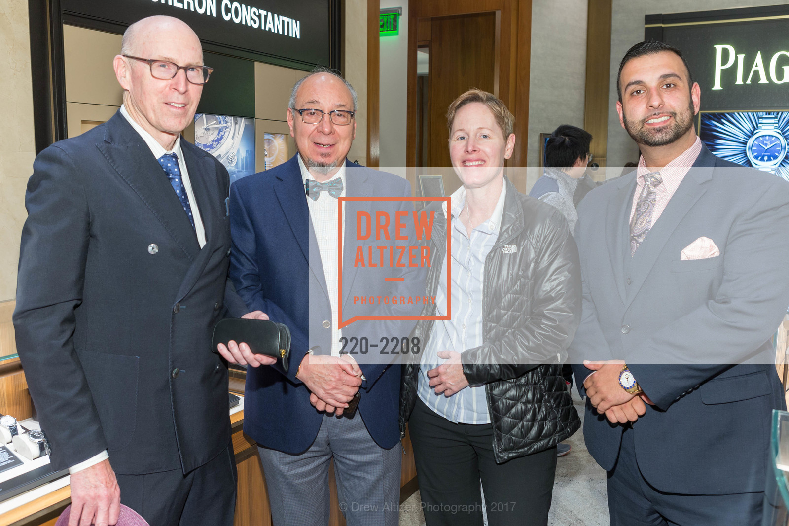 Scott Morris, Jaime Pellicer, Michelle Patterson, Krikor Kochayan, Rolex Baselword, Shreve & Co. 150 Post Street, May 17th, 2017, Photo #220-2208 Scott Morris, Jaime Pellicer, Michelle Patterson, Krikor Kochayan, Photo #220-2208