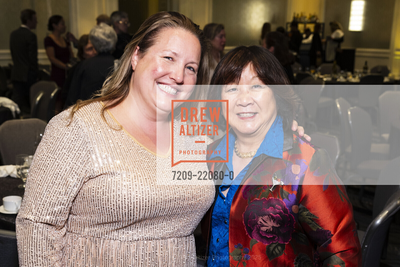 Elenka Refsell, Debbie Chinn, Community Music Center's 2025 Spring Gala, Ritz-Carlton Hotel San Francisco, Grand Ballroom. 600 Stockton Street, April 3rd, 2025, Photo #7209-22080-0 Elenka Refsell, Debbie Chinn, Photo #7209-22080-0