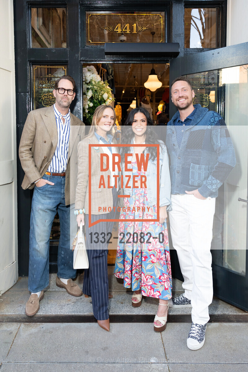 Alan Dye, Elizabeth Dye, Alexis Pence, Hunter Pence, Ralph Lauren Jackson Square Store Launch, Ralph Lauren Store. 441 Jackson St, Photo #1332-22082-0 Alan Dye, Elizabeth Dye, Alexis Pence, Hunter Pence, Photo #1332-22082-0