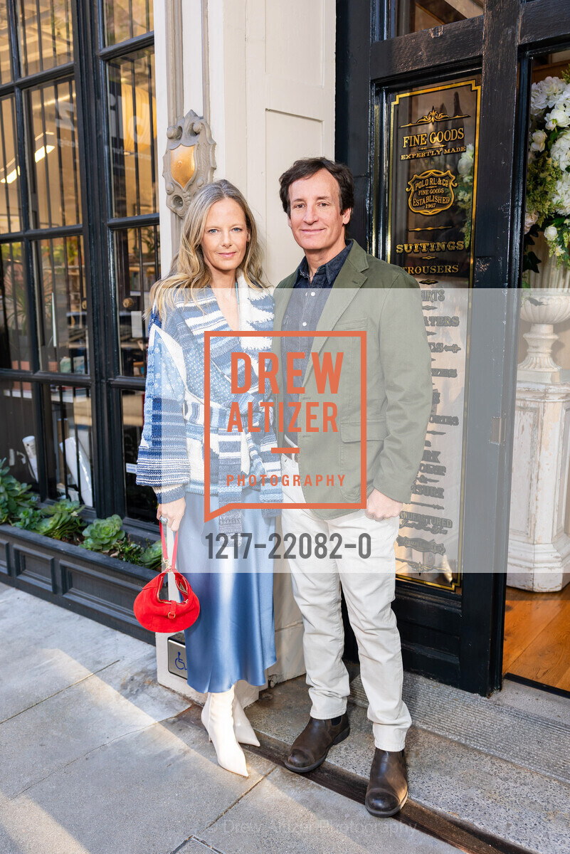 Katie Traina, Todd Traina, Ralph Lauren Jackson Square Store Launch, Ralph Lauren Store. 441 Jackson St, Photo #1217-22082-0 Katie Traina, Todd Traina, Photo #1217-22082-0