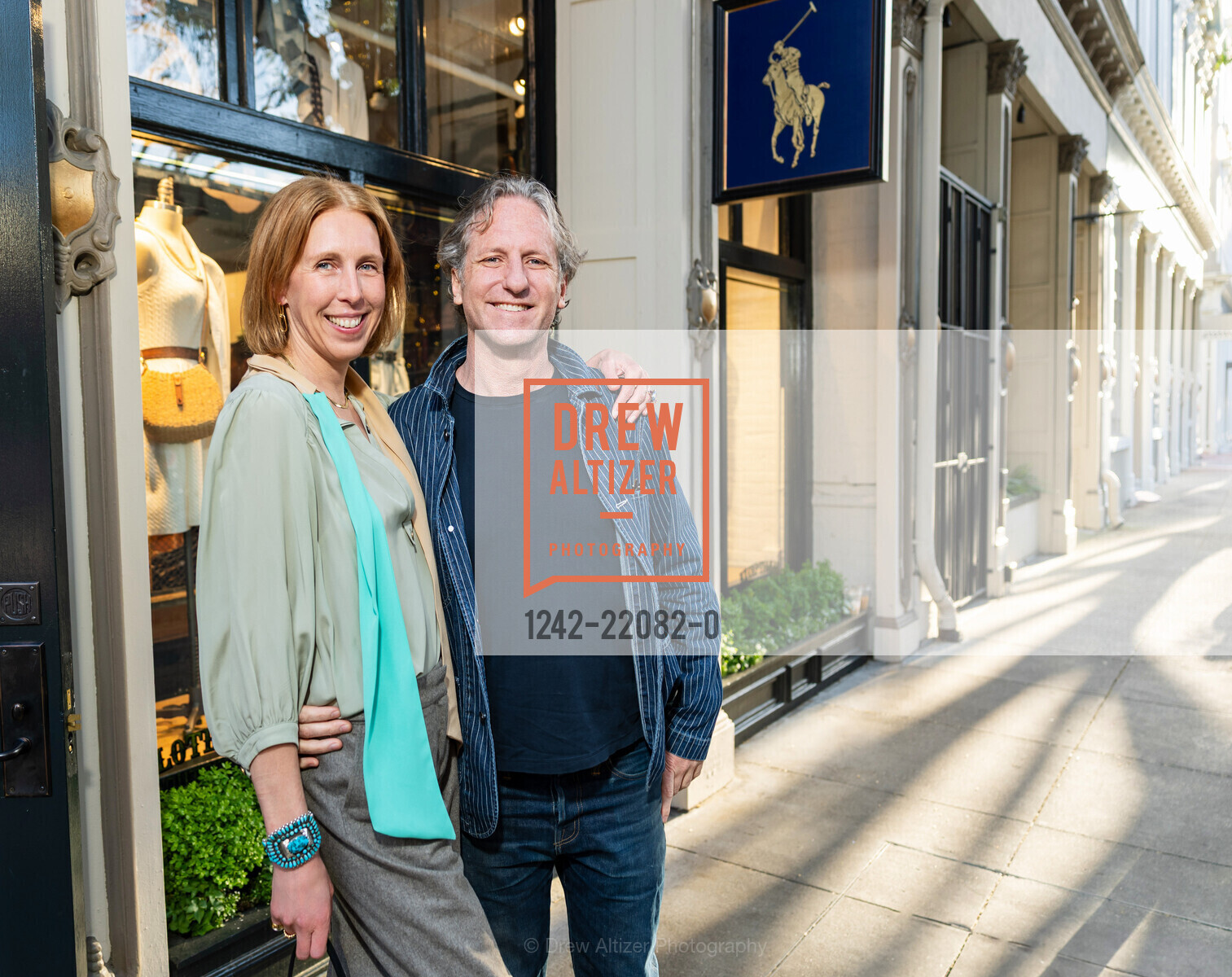 Lauren Goodman, Dave McMorran, Ralph Lauren Jackson Square Store Launch, Ralph Lauren Store. 441 Jackson St, Photo #1242-22082-0 Lauren Goodman, Dave McMorran, Photo #1242-22082-0