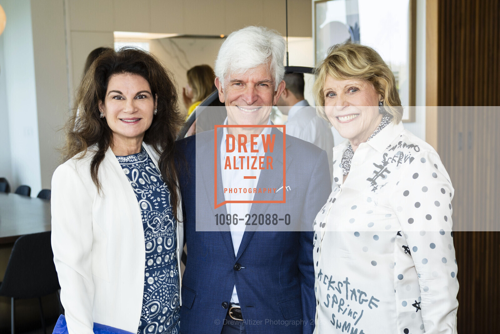 Dr. Kathy Fields, Dr. Garry Rayant, Dagmar Dolby, SFJAZZ Hosts VIP Salon for their 2025 Gala, Private Residence, April 9th, 2025, Photo #1096-22088-0 Dr. Kathy Fields, Dr. Garry Rayant, Dagmar Dolby, Photo #1096-22088-0