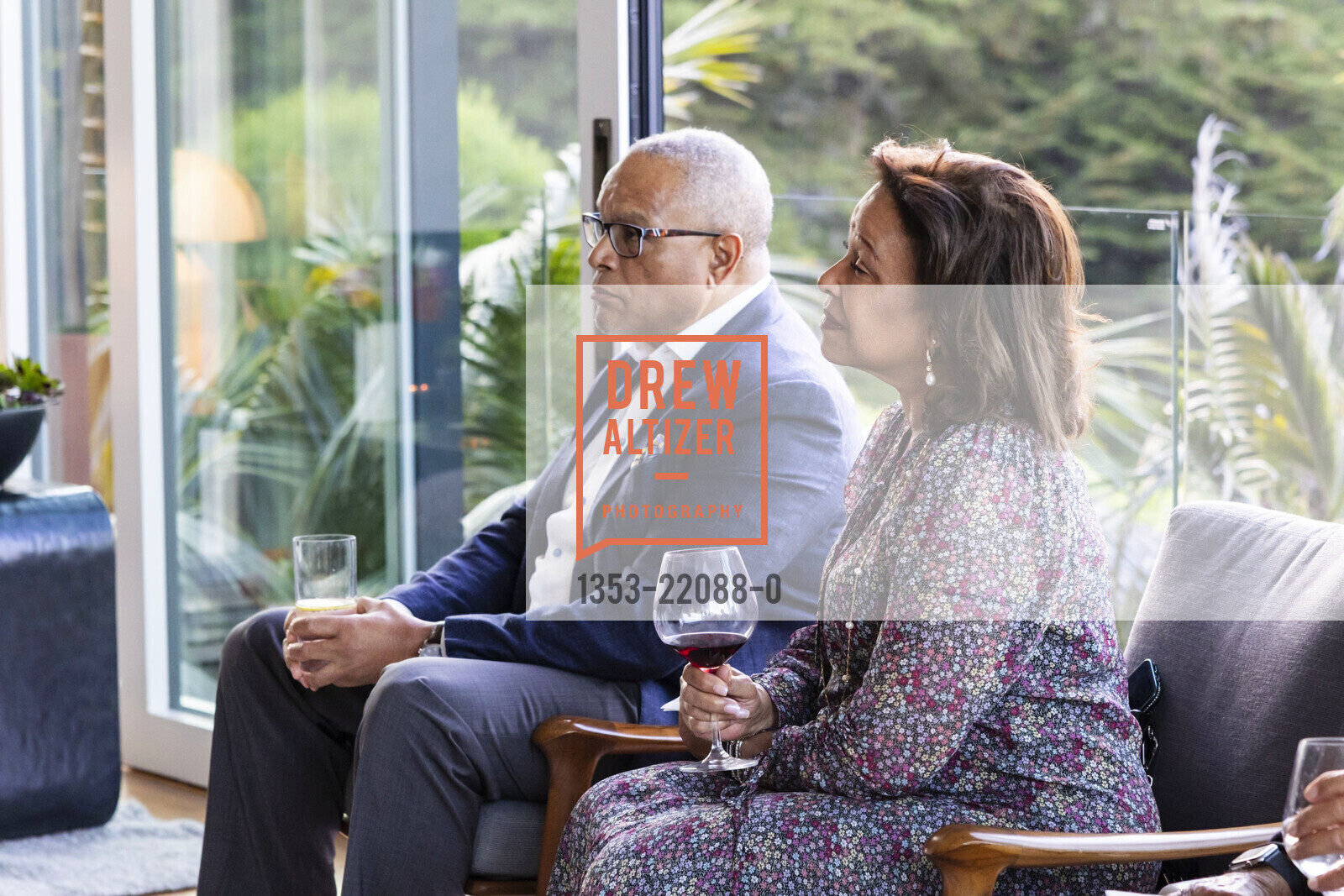 Timothy Alan Simon, Kimberly Brandon, SFJAZZ Hosts VIP Salon for their 2025 Gala, Private Residence, April 9th, 2025, Photo #1353-22088-0 Timothy Alan Simon, Kimberly Brandon, Photo #1353-22088-0