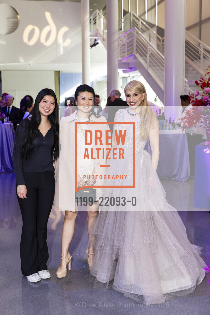 Sophia Shen, Sally Yu, Navid Armstrong, ODC's 2025 DANCE DOWNTOWN Gala, Yerba Buena Center for The Arts Grand Lobby, Forum and Blue Shield of California Theater. 701 Mission Street, April 11th, 2025, Photo #1199-22093-0 Sophia Shen, Sally Yu, Navid Armstrong, Photo #1199-22093-0