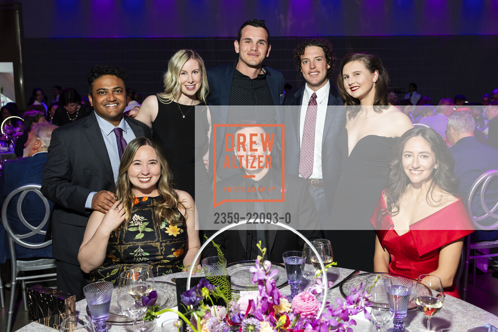 Peetak Mitra, Julia Godinez, Hannah Morando, Frank Gogol, Caio Ferreira, John Oberbeck, Catherine Geeslin, Lauren Clark, ODC's 2025 DANCE DOWNTOWN Gala, Yerba Buena Center for The Arts Grand Lobby, Forum and Blue Shield of California Theater. 701 Mission Street, April 11th, 2025, Photo #2359-22093-0 Peetak Mitra, Julia Godinez, Hannah Morando, Frank Gogol, Caio Ferreira, John Oberbeck, Catherine Geeslin, Lauren Clark, Photo #2359-22093-0