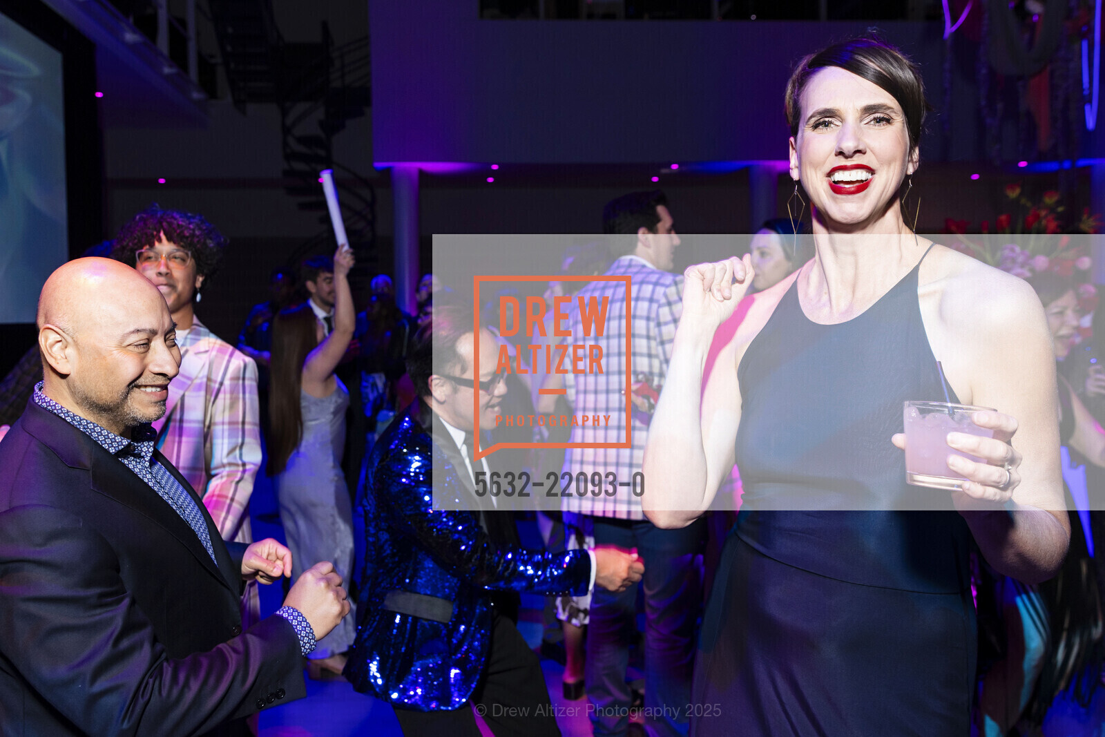 Paul Molina, Matheuzza Xavier, Ross Uchimura, Maggie Connard, ODC's 2025 DANCE DOWNTOWN Gala, Yerba Buena Center for The Arts Grand Lobby, Forum and Blue Shield of California Theater. 701 Mission Street, April 11th, 2025, Photo #5632-22093-0 Paul Molina, Matheuzza Xavier, Ross Uchimura, Maggie Connard, Photo #5632-22093-0