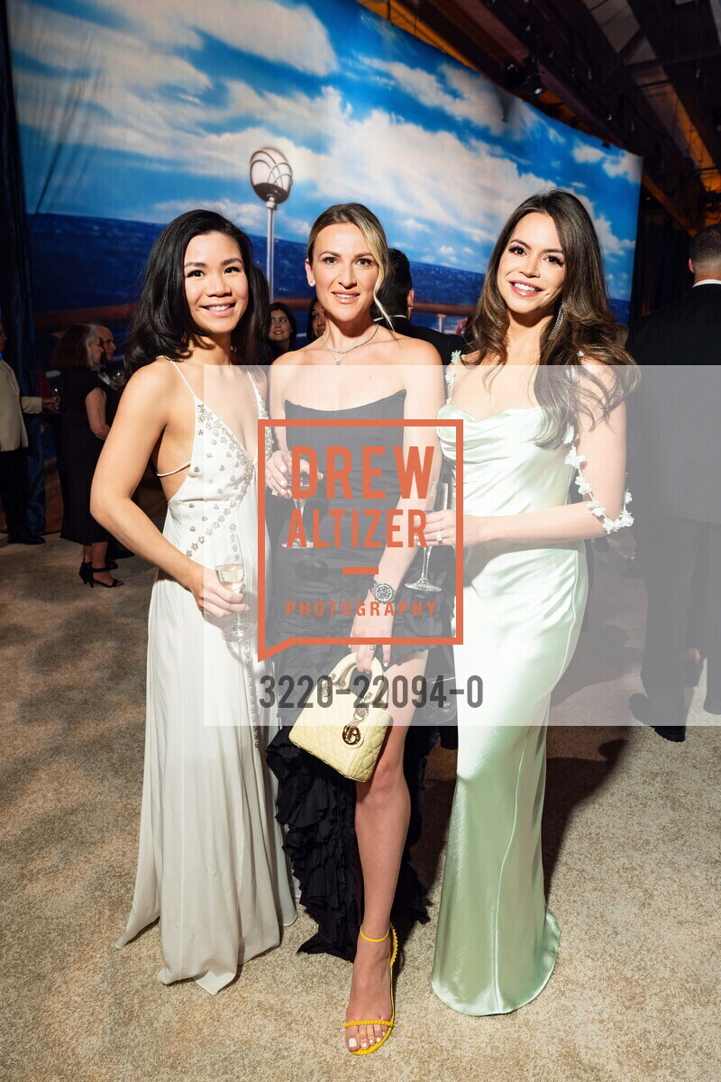 Miranda Chen, Tanya Hosseinyoun, Veronica Scully, MarinHealth Foundation Gala 2025, Marin Center Exhibit Hall. Avenue of the Flags, Photo #3220-22094-0 Miranda Chen, Tanya Hosseinyoun, Veronica Scully, Photo #3220-22094-0