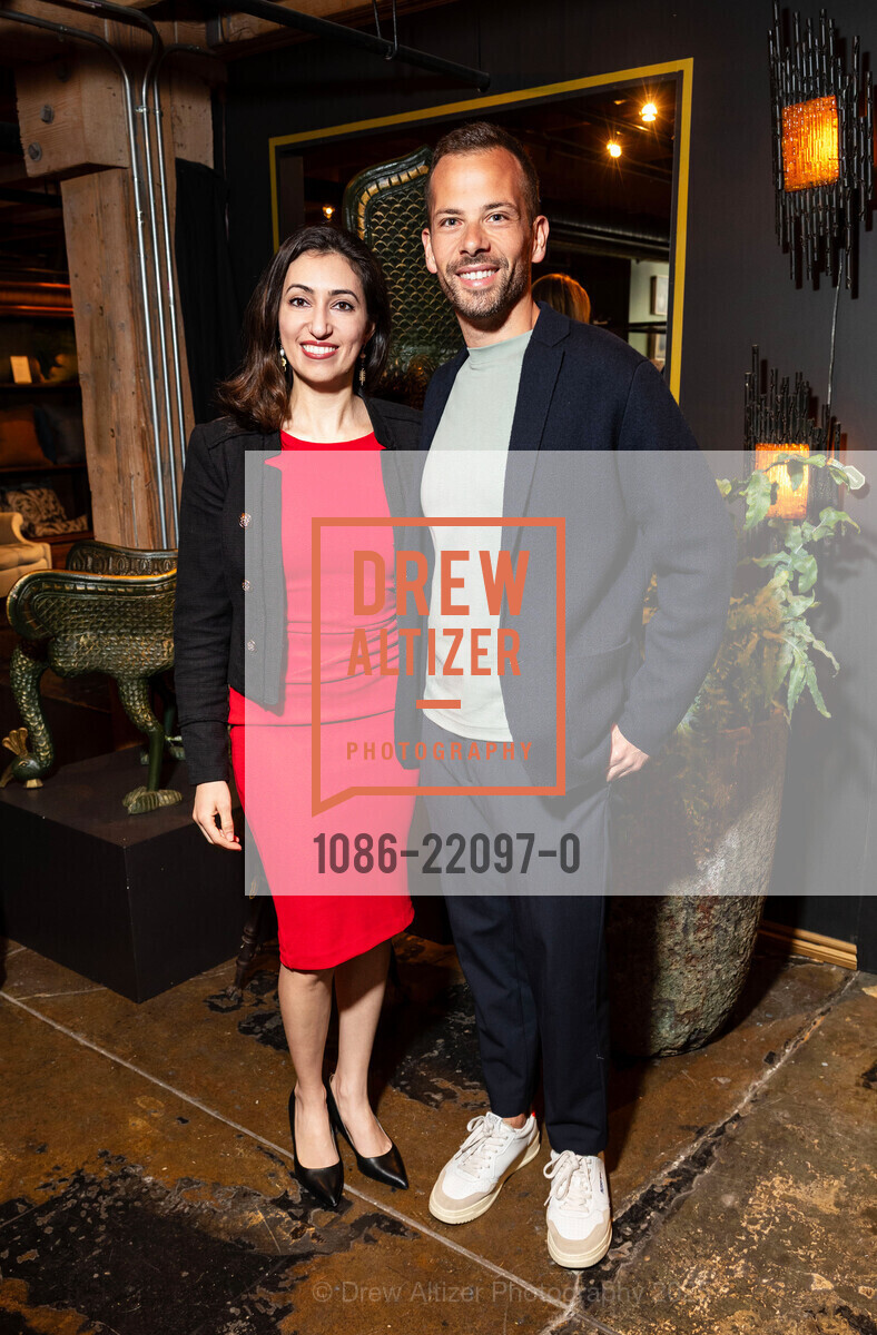 Ellen Hosein, Andrea Pissani, AD PRO x KEN FULK Private Preview Party, Ken Fulk Magic Factory Peepshow and Loft. 310 7th Street, April 16th, 2025, Photo #1086-22097-0 Ellen Hosein, Andrea Pissani, Photo #1086-22097-0