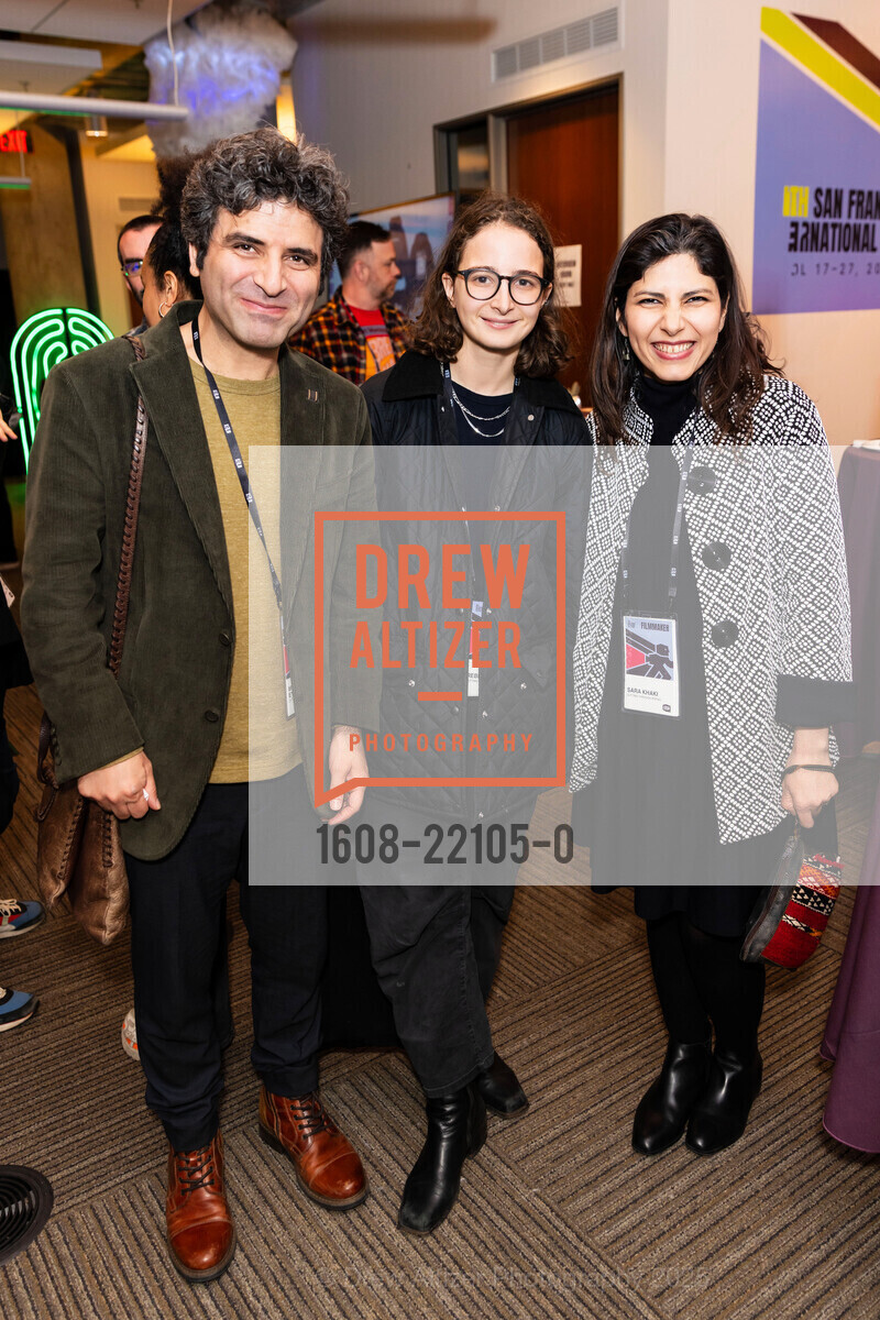 Guest, Rebecca Celli, Sara Khaki, SFFILM Festival Talk and Photo Line: Sloan Science in Cinema Prize: Talking About Twisters 2025, Premier Theater. 1 Letterman Drive, April 20th, 2025, Photo #1608-22105-0 Guest, Rebecca Celli, Sara Khaki, Photo #1608-22105-0