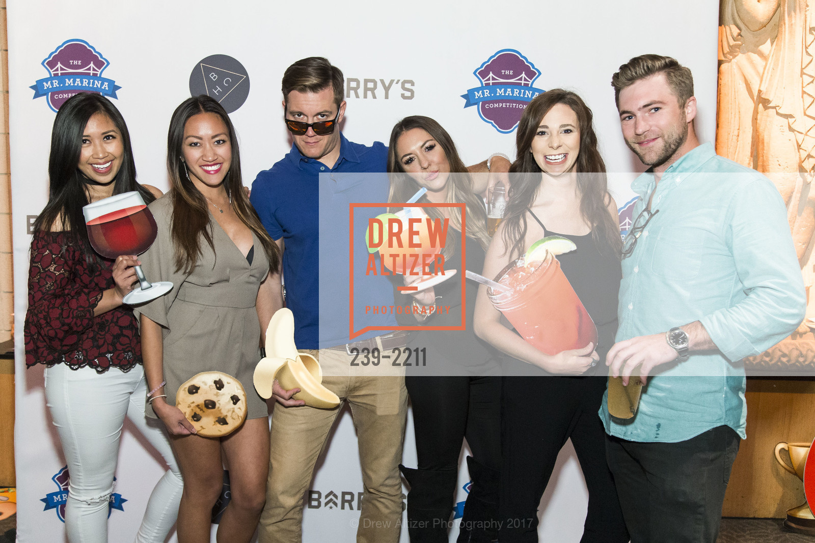 Leanne Orino, Priscilla Truong, Mike Michelin, Vanessa Cavanaugh, Barrett Young, The 2017 Mr. Marina Competition, The Palace of Fine Arts. 3301 Lyon Street, May 17th, 2017, Photo #239-2211 Leanne Orino, Priscilla Truong, Mike Michelin, Vanessa Cavanaugh, Barrett Young, Photo #239-2211