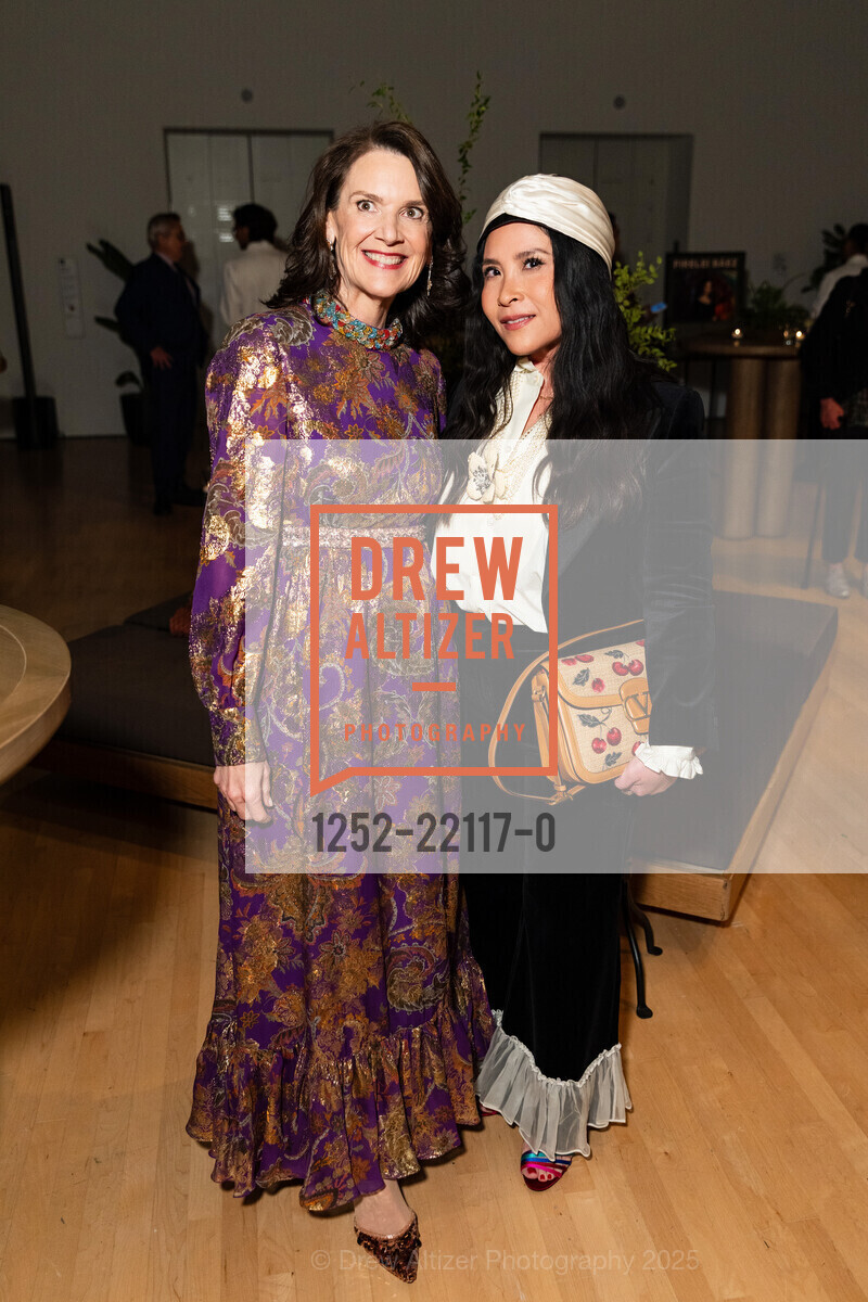 Diana Nelson, Nadiya Suwardi, SFMOMA's ArtBash 2025, SFMOMA. 151 Third Street, April 23rd, 2025, Photo #1252-22117-0 Diana Nelson, Nadiya Suwardi, Photo #1252-22117-0