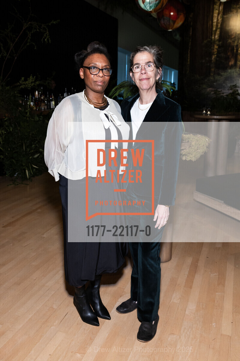 Gamynne Guillotte, Katy Siegel, SFMOMA's ArtBash 2025, SFMOMA. 151 Third Street, April 23rd, 2025, Photo #1177-22117-0 Gamynne Guillotte, Katy Siegel, Photo #1177-22117-0