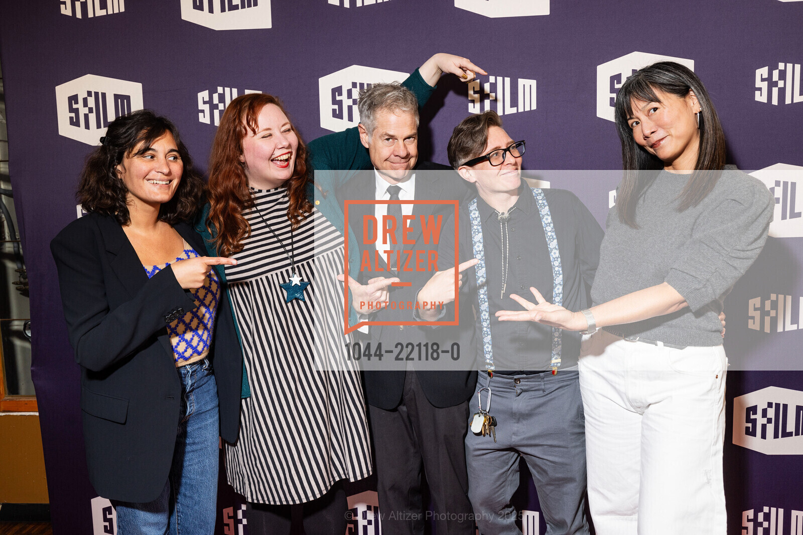 Isabel Fondevila, Kelly Wiggin, Rick Norris, Lex Sloan, Anne Lai, 2025 SFFILM Festival: Novikoff Award: The Roxie Theater, Curio & Roxie Theater. 775 Valencia Street, April 23rd, 2025, Photo #1044-22118-0 Isabel Fondevila, Kelly Wiggin, Rick Norris, Lex Sloan, Anne Lai, Photo #1044-22118-0