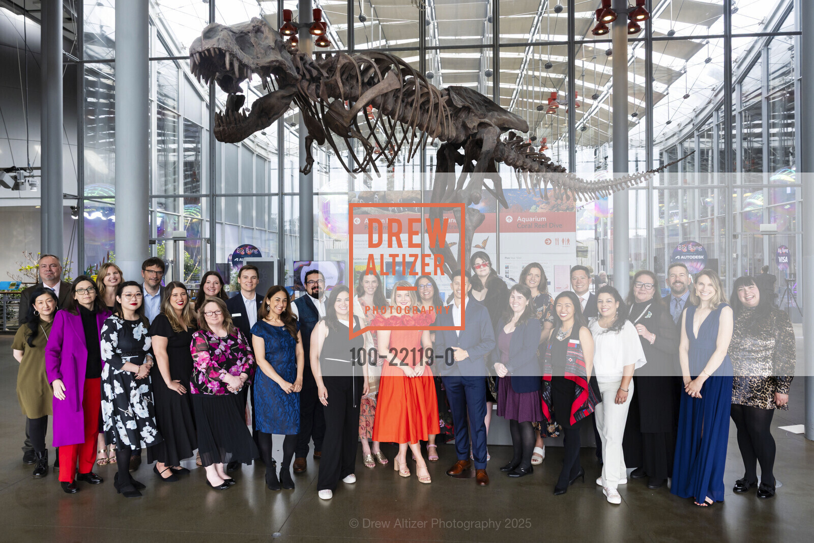 Monica Kim, Sarah Fahey, Jess Nixon, Michelle Hapgood, Liz Roddy, Quillan Rusky, Lauren Ferguson, Natalie Kramm, Daron Willison, Nicha Leaser, Mark Ruffo, Regina Aguilar, Lynne Lacarrubba, Jared Scherer, California Academy of Sciences BIG BANG Gala, California Academy of Sciences. 55 Music Concourse Drive, April 24th, 2025, Photo #100-22119-0 Monica Kim, Sarah Fahey, Jess Nixon, Michelle Hapgood, Liz Roddy, Quillan Rusky, Lauren Ferguson, Natalie Kramm, Daron Willison, Nicha Leaser, Mark Ruffo, Regina Aguilar, Lynne Lacarrubba, Jared Scherer, Photo #100-22119-0