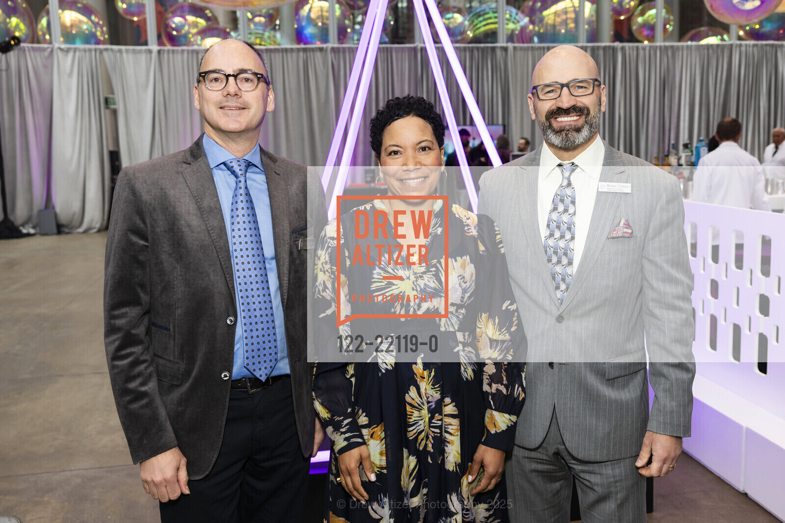 Bart Shepherd, Cathy Estelle, Michael Costanzo, California Academy of Sciences BIG BANG Gala, California Academy of Sciences. 55 Music Concourse Drive, April 24th, 2025, Photo #122-22119-0 Bart Shepherd, Cathy Estelle, Michael Costanzo, Photo #122-22119-0