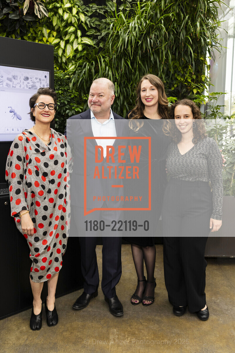 Mary Elizabeth Yarbrough, Dan Ahern, Angie Foss, Mor Katz, California Academy of Sciences BIG BANG Gala, California Academy of Sciences. 55 Music Concourse Drive, April 24th, 2025, Photo #1180-22119-0 Mary Elizabeth Yarbrough, Dan Ahern, Angie Foss, Mor Katz, Photo #1180-22119-0