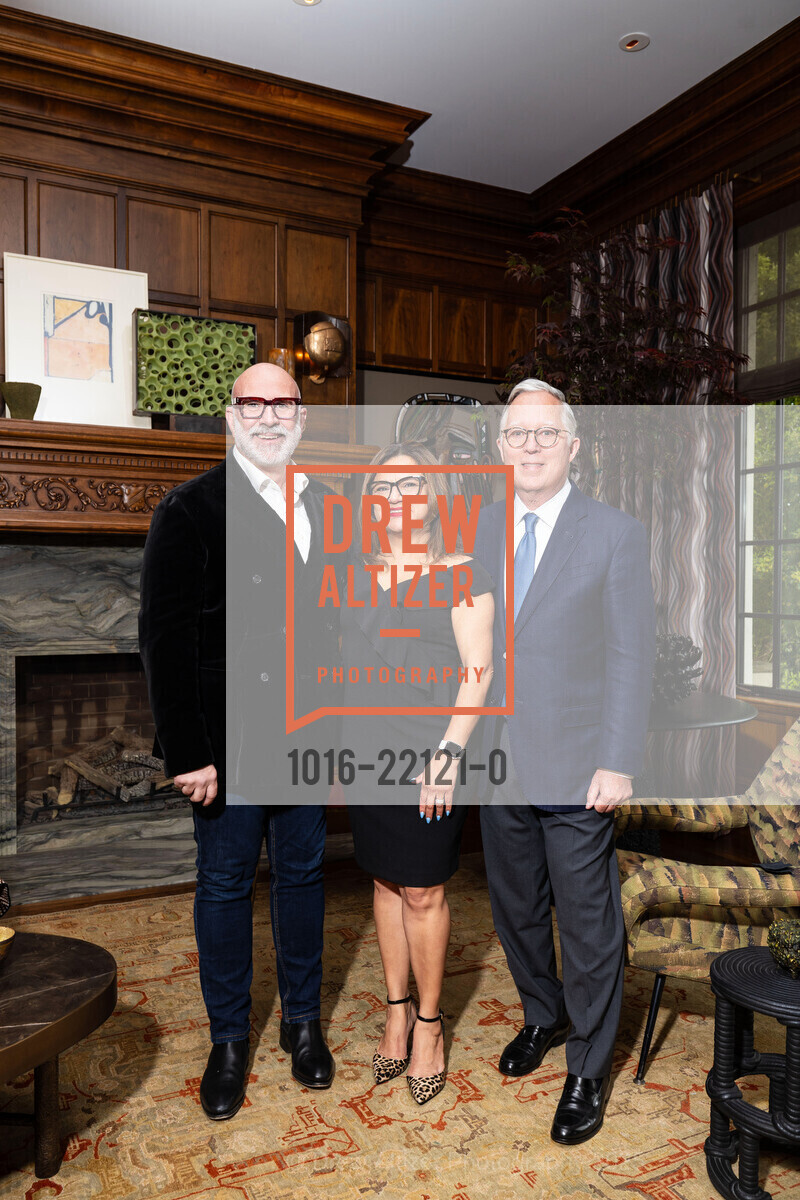 Geoffrey De Sousa, Evelyn Zelada, George McIntyre, The San Francisco Decorator Showcase Patron Preview Gala, Showcase House. 2935 Pacific Avenue, April 24th, 2025, Photo #1016-22121-0 Geoffrey De Sousa, Evelyn Zelada, George McIntyre, Photo #1016-22121-0