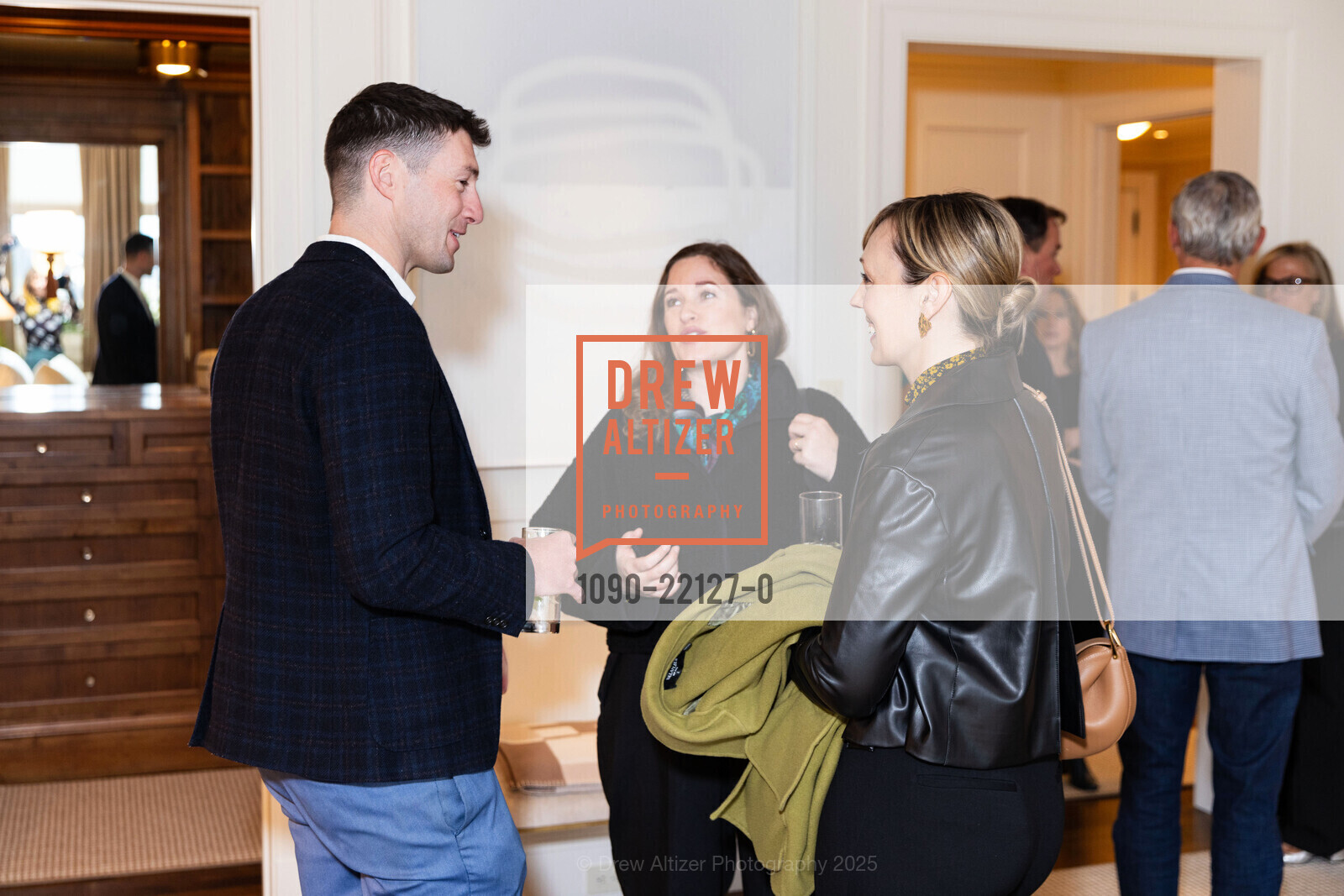 Connor Skelly, Jen McPhillips, The San Francisco Decorator Showcase Friday Night Opening Party, Showcase House. 2935 Pacific Ave, April 25th, 2025, Photo #1090-22127-0 Connor Skelly, Jen McPhillips, Photo #1090-22127-0