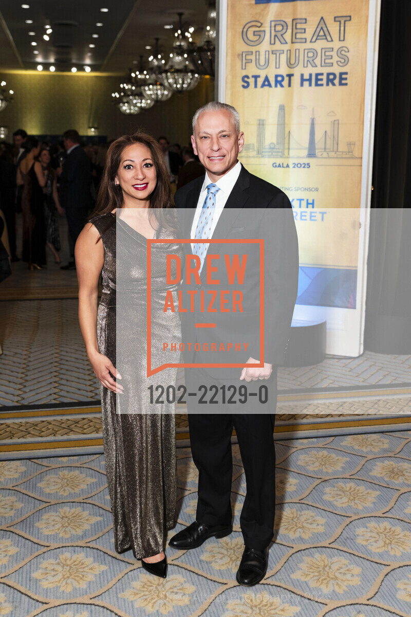Julie Lazar, David Lazar, Boys and Girls Club of San Francisco 2025 Gala, Fairmont SF. 950 Mason St., San Francisco, CA 94121, April 26th, 2025, Photo #1202-22129-0 Julie Lazar, David Lazar, Photo #1202-22129-0