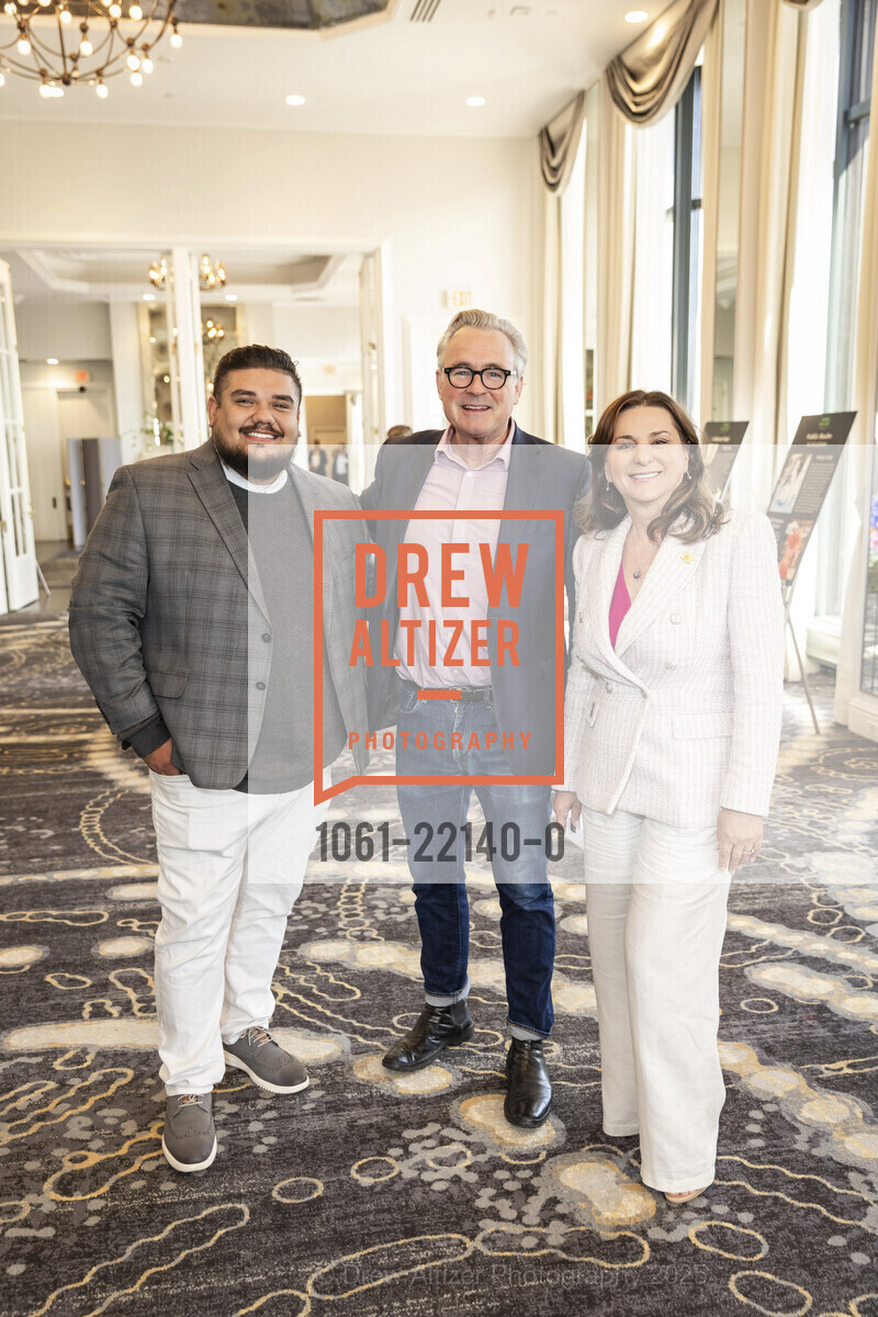 Jaffar Mendieta, Tony Wessling, Daniela Vasile, Union Square Alliance's Annual Luncheon 2025, Westin St Francis. 335 Powell Street, May 2nd, 2025, Photo #1061-22140-0 Jaffar Mendieta, Tony Wessling, Daniela Vasile, Photo #1061-22140-0