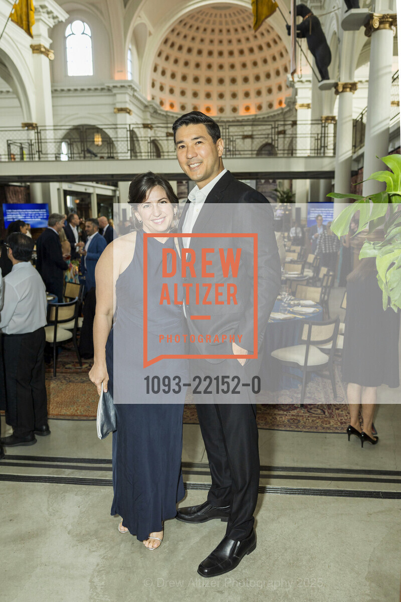 Yasemin Han, Steven Han, Mission Possible Gala with Marshawn Lynch & The Honorable Willie L. Brown, Jr., Ken Fulk's Saint Joseph's Arts Society. 1401 Howard Street, May 6th, 2025, Photo #1093-22152-0 Yasemin Han, Steven Han, Photo #1093-22152-0