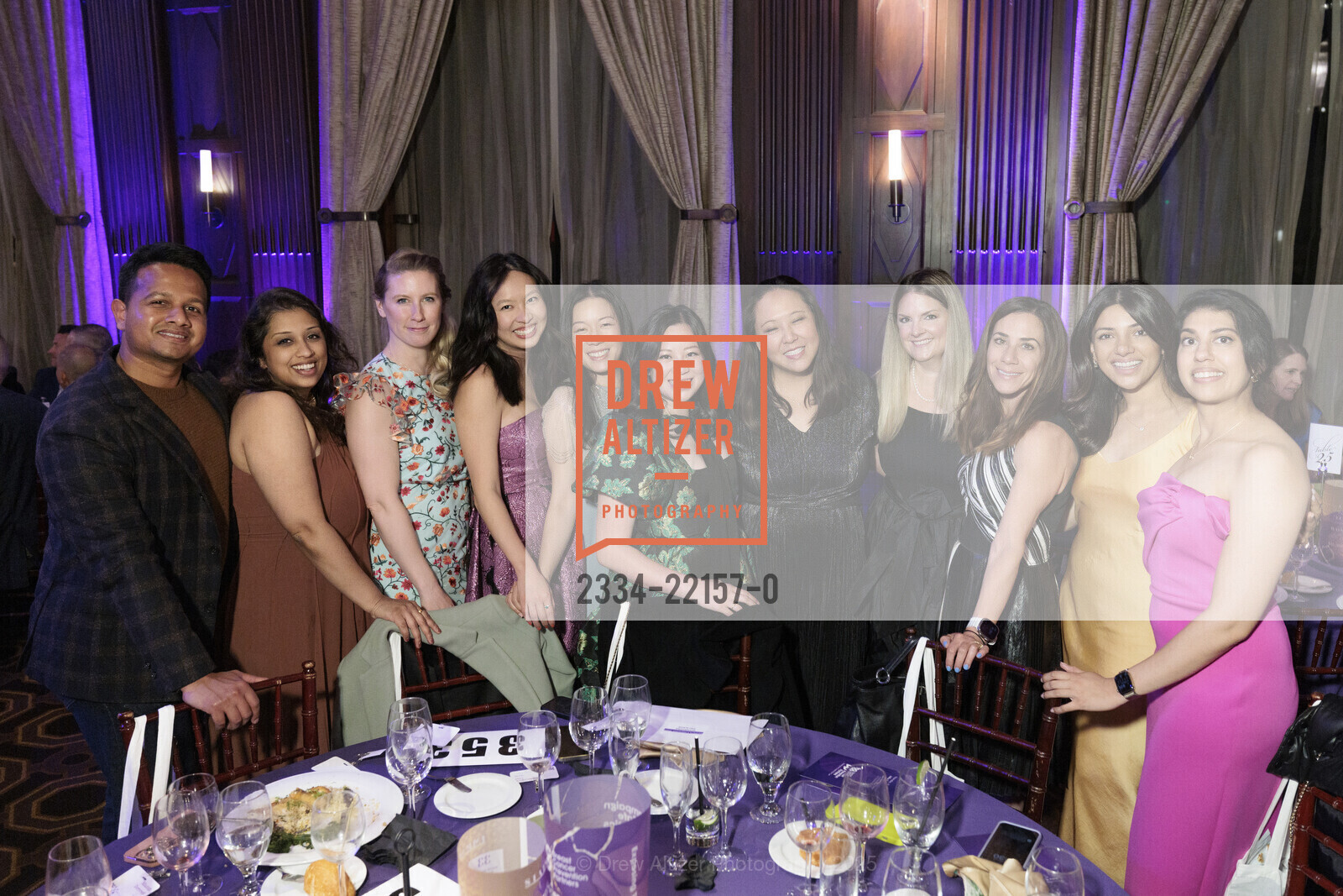 Krishna Reid, Maansi Dommeti, Michelle Law, Vivian Fan, Lauren Young, Annette Chan, Brenda Fridman, Reese Dandawate, Meghan Mahajan, Breast Cancer Prevention Partners holds Luminary Gala, Julia Morgan Ballroom. 465 California St, May 8th, 2025, Photo #2334-22157-0 Krishna Reid, Maansi Dommeti, Michelle Law, Vivian Fan, Lauren Young, Annette Chan, Brenda Fridman, Reese Dandawate, Meghan Mahajan, Photo #2334-22157-0