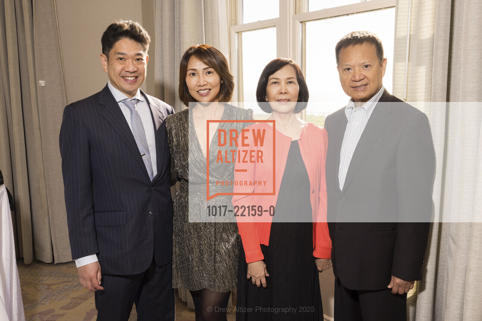 Rocky Tsai, Elena Lin, Fanglan Lin, Chun-Man Lin, Breakthrough T1D hosts Tee to Table, Half Moon Bay Ritz-Carlton Ballroom. 1 Miramontes Point Rd, May 9th, 2025, Photo #1017-22159-0 Rocky Tsai, Elena Lin, Fanglan Lin, Chun-Man Lin, Photo #1017-22159-0