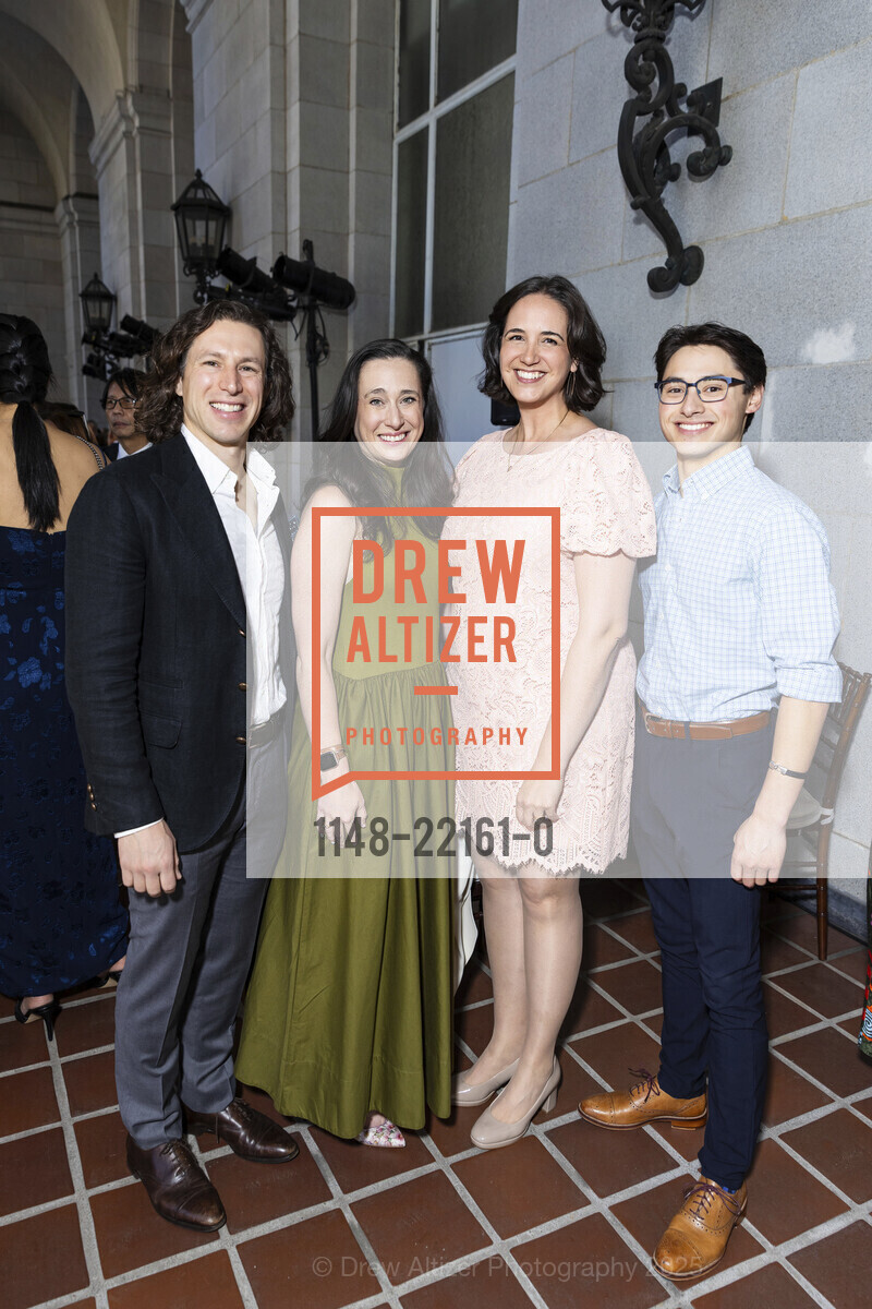 David Rosenthal, Jennie Scholick, Christina Rutter, Lleyton Ho, San Francisco Ballet School's 2025 Spring Festival Dinner, War Memorial Opera House. 301 Van Ness Avenue, May 10th, 2025, Photo #1148-22161-0 David Rosenthal, Jennie Scholick, Christina Rutter, Lleyton Ho, Photo #1148-22161-0
