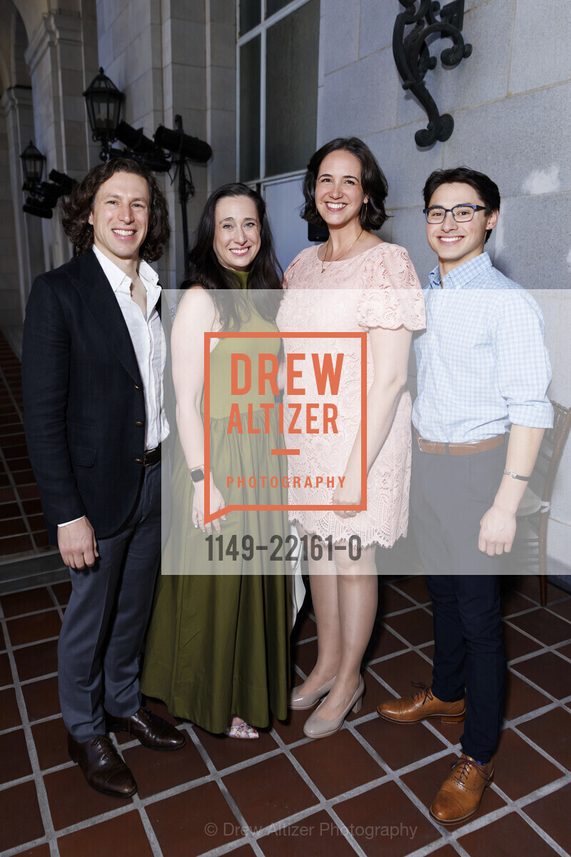 David Rosenthal, Jennie Scholick, Christina Rutter, Lleyton Ho, San Francisco Ballet School's 2025 Spring Festival Dinner, War Memorial Opera House. 301 Van Ness Avenue, Photo #1149-22161-0 David Rosenthal, Jennie Scholick, Christina Rutter, Lleyton Ho, Photo #1149-22161-0