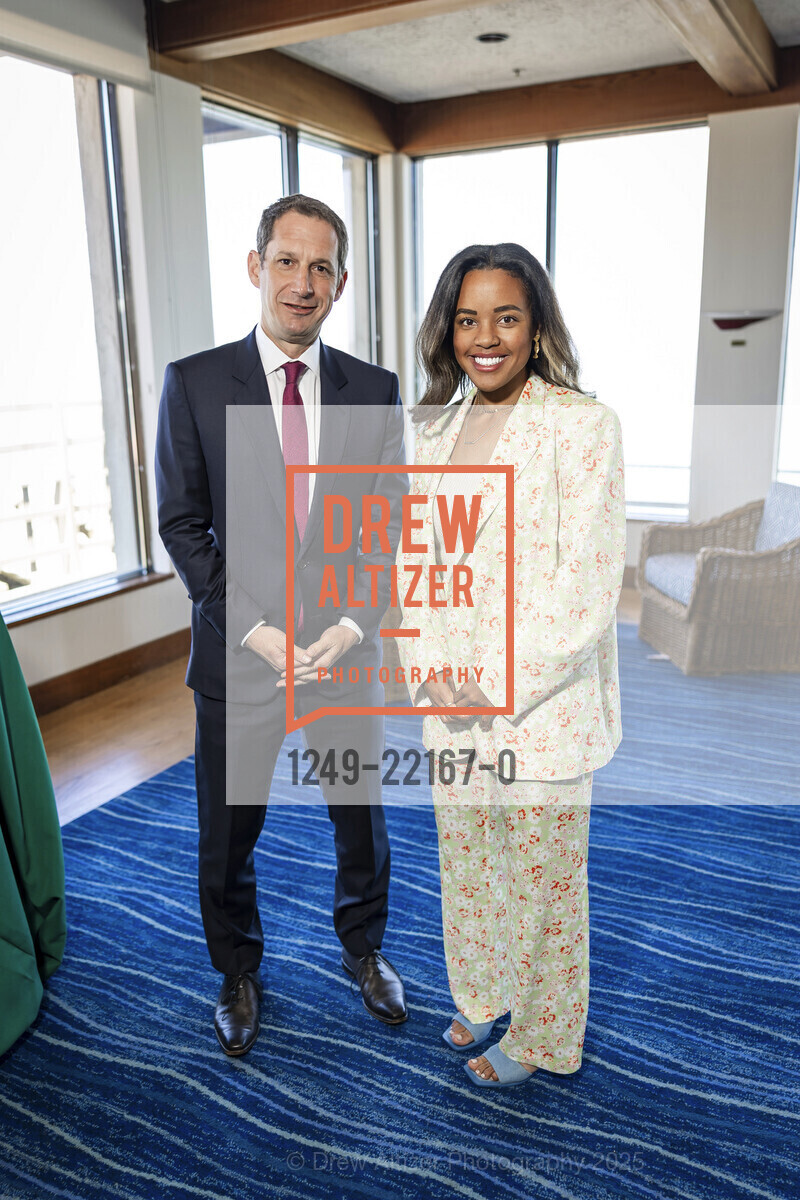 Daniel Lurie, Alexandria Lewis, Children of Shelters Spring Luncheon, St. Francis Yacht Club. 99 Yacht Rd, May 14th, 2025, Photo #1249-22167-0 Daniel Lurie, Alexandria Lewis, Photo #1249-22167-0