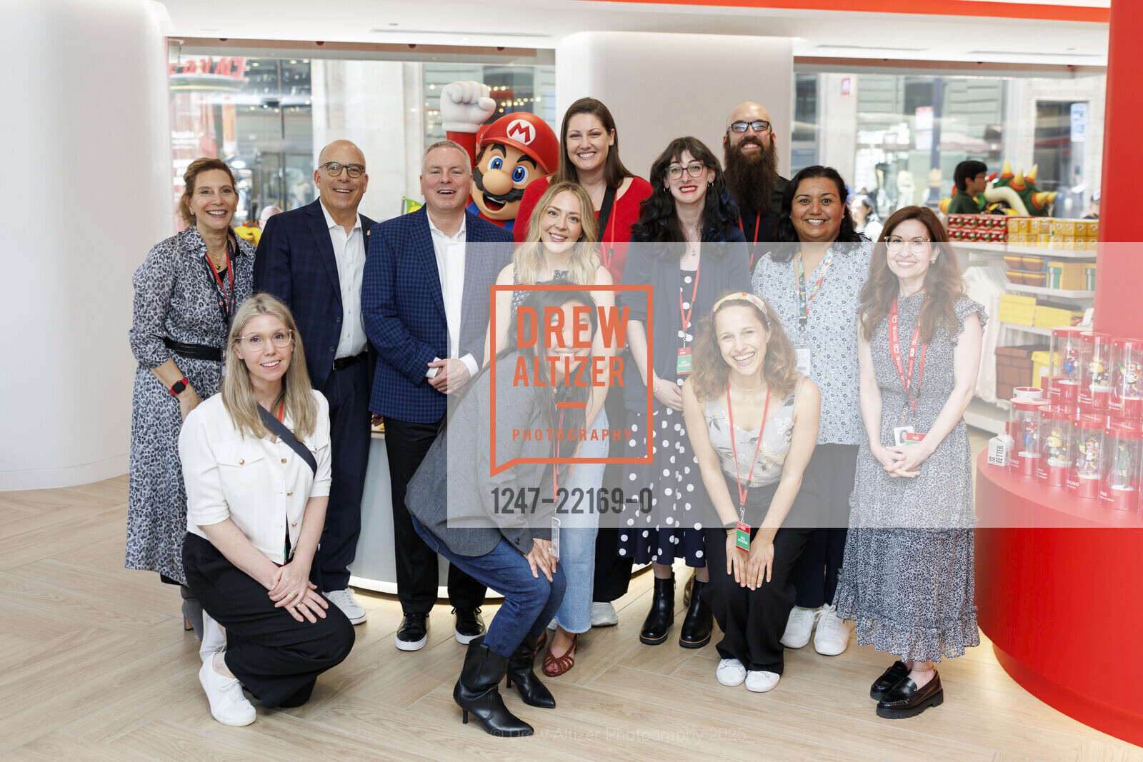 Cindy Gordon, Doug Bowser, Marc Franklin, Nintendo Union Square Store Opening, The Westin St. Francis San Francisco. 335 Powell St, May 15th, 2025, Photo #1247-22169-0 Cindy Gordon, Doug Bowser, Marc Franklin, Photo #1247-22169-0