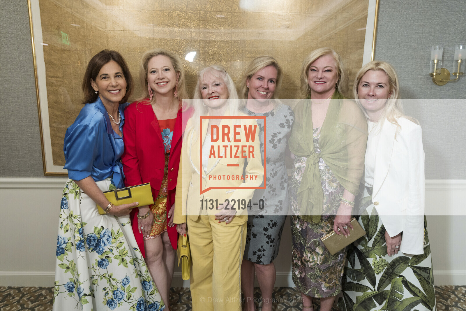 Ally Sievers, Ashley Fitz-Gerald, Andi Valo-Espina, Caroline Taylor, Rene Rodman Diamond, Michelle Harris, San Francisco Ballet Auxiliary 2025 Luncheon, Taj Campton Place. 340 Stockton Street, June 4th, 2025, Photo #1131-22194-0 Ally Sievers, Ashley Fitz-Gerald, Andi Valo-Espina, Caroline Taylor, Rene Rodman Diamond, Michelle Harris, Photo #1131-22194-0