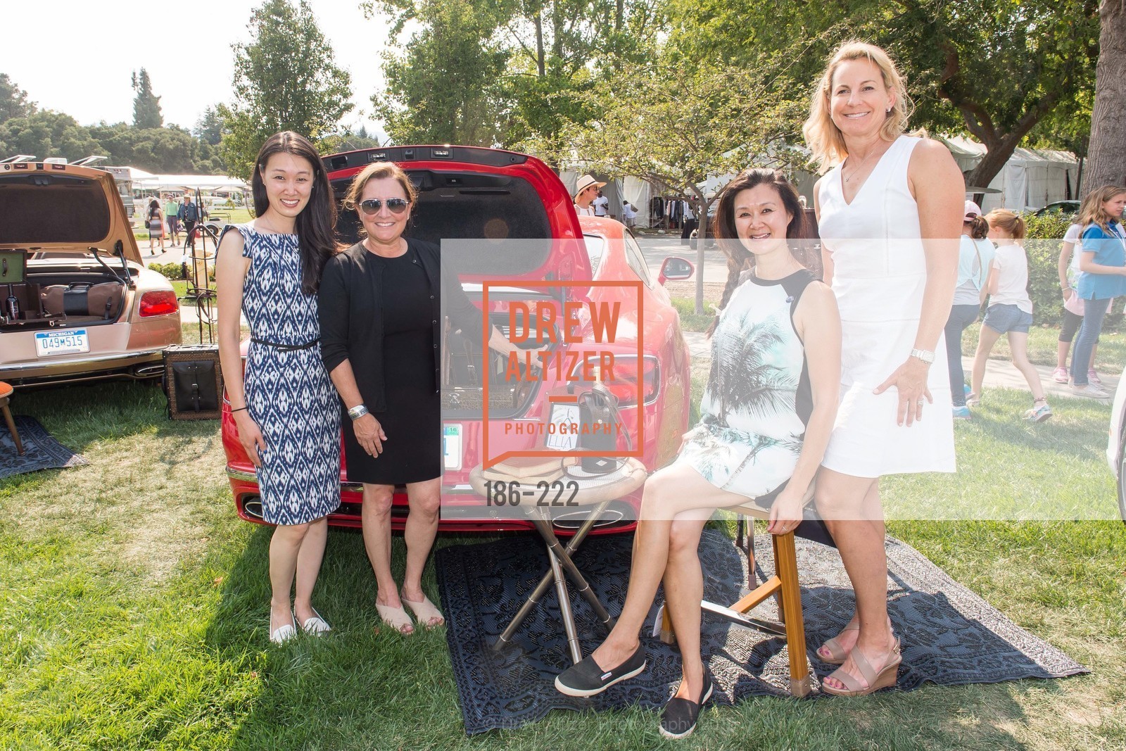 Melissa Lu, Cerri Guthrie, Lavinia Branden, Catherine Harvey, Bentley Tailgate Party Benefiting the Menlo Charity Horse Show, Menlo Circus Club, August 8th, 2015,Drew Altizer, Drew Altizer Photography, full-service agency, private events, San Francisco photographer, photographer california