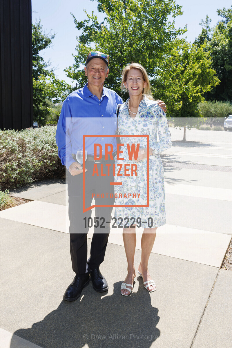Steve Moazed, Kimberly Hughes Moazed, Vintner's Luncheon at Bella Oaks at Wheeler Farms for Festival Napa Valley 2025, Bella Oaks Winery. 1350 Bella Oaks Lane, July 15th, 2025, Photo #1052-22229-0 Steve Moazed, Kimberly Hughes Moazed, Photo #1052-22229-0