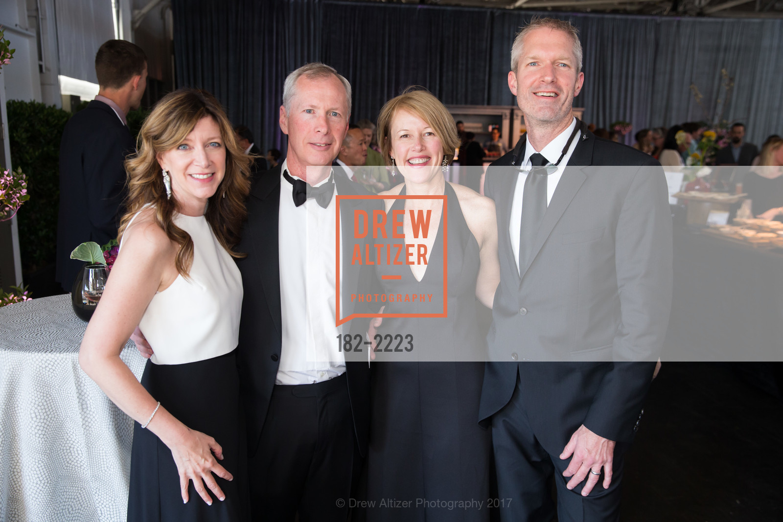 Lisa Considine, Jim Considine, Sue Schultes, Patrick Skovran, Meals on Wheels 30th Annual Star Chefs & Vintners Gala, Fort Mason Center-Festival Pavilion. 2 Marina Blvd, May 21st, 2017, Photo #182-2223 Lisa Considine, Jim Considine, Sue Schultes, Patrick Skovran, Photo #182-2223
