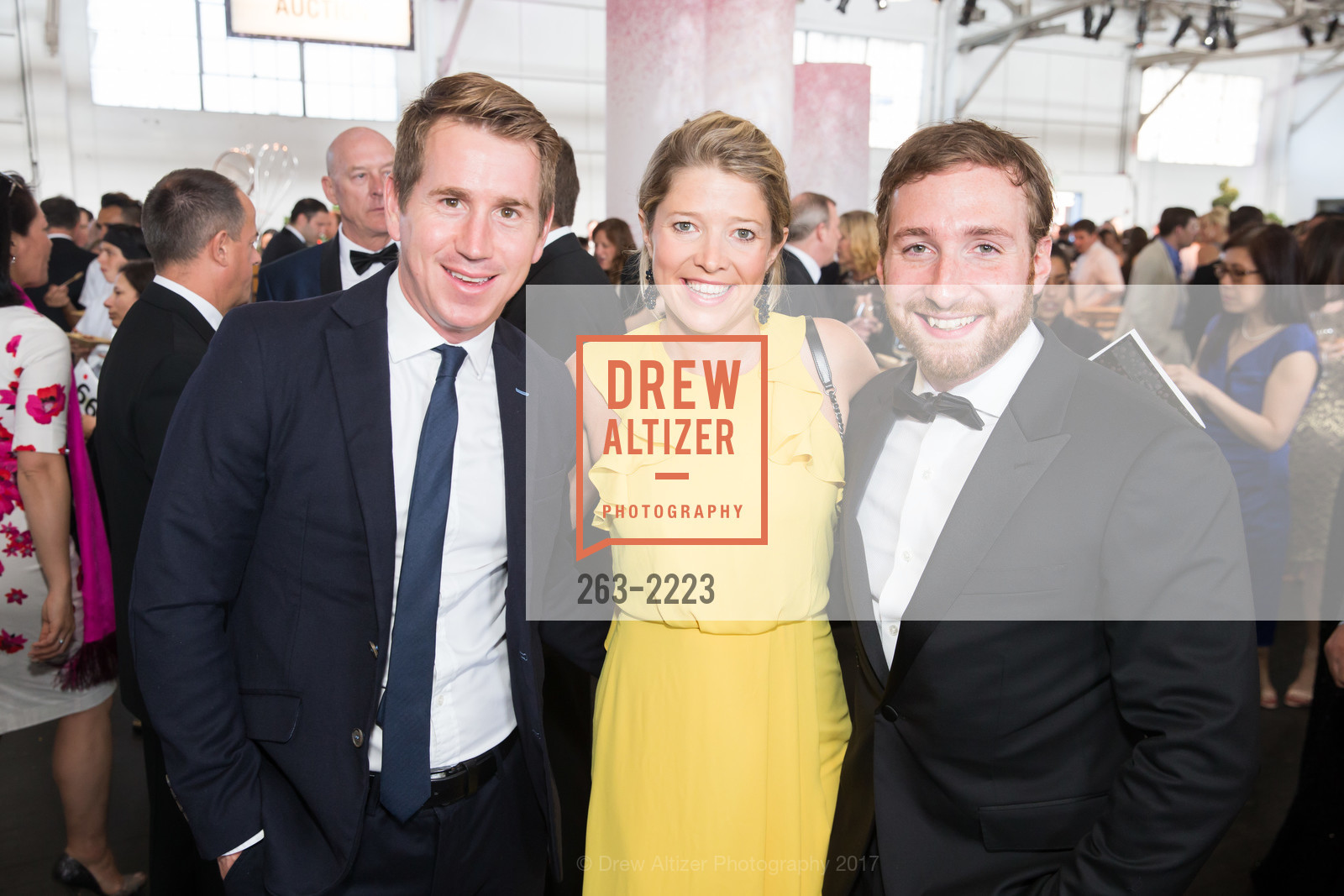 Malcolm Scovil, Nicole Quinn, Luke Beseda, Meals on Wheels 30th Annual Star Chefs & Vintners Gala, Fort Mason Center-Festival Pavilion. 2 Marina Blvd, May 21st, 2017, Photo #263-2223 Malcolm Scovil, Nicole Quinn, Luke Beseda, Photo #263-2223